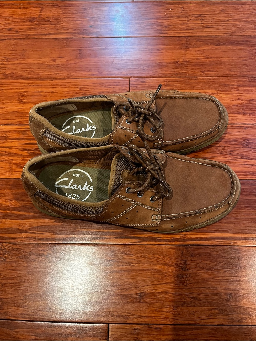 Clarks Men’s Brown Suede Boat Shoes